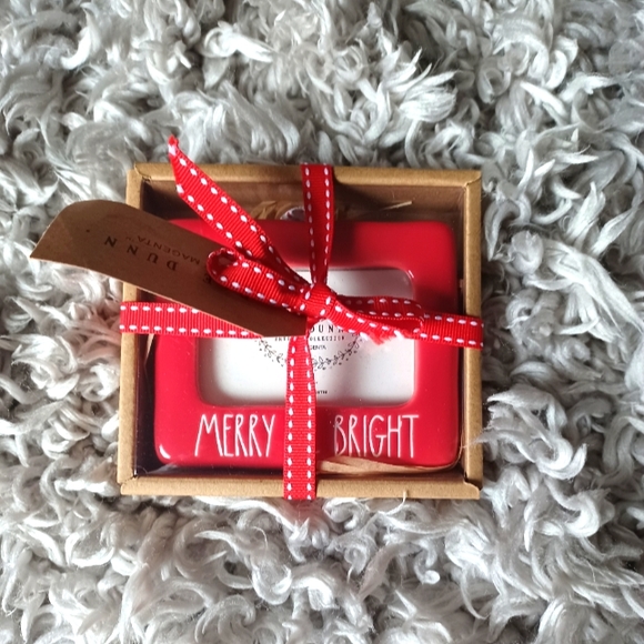 Rae Dunn Merry & Bright Picture Ornament